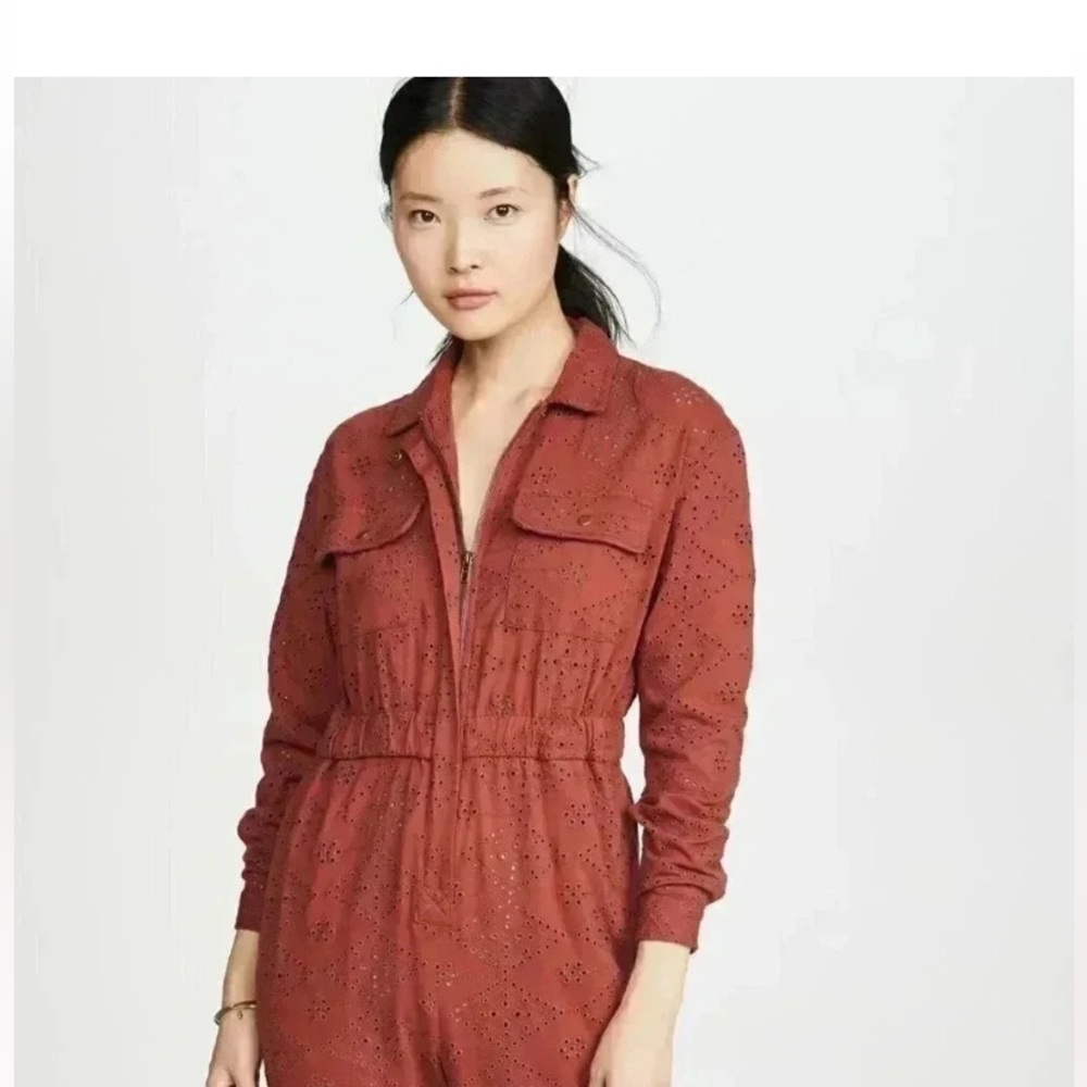 Rust Red Jumpsuit